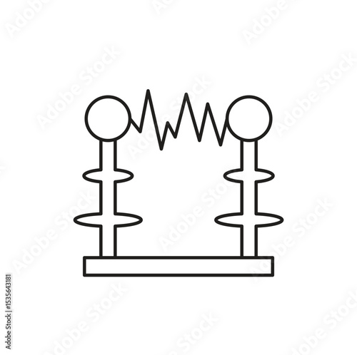 Electricity Bulb Editable line icon 