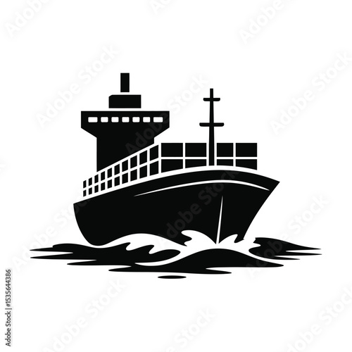 Cargo Ship, Container Vessel, Maritime Freight Transport