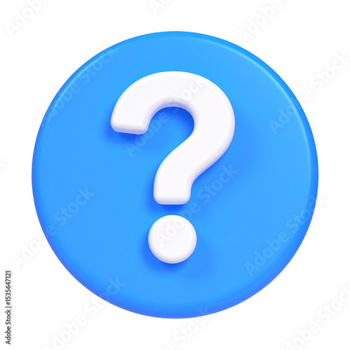 Question mark icon faq help support assistance query doubt information isolated on  transparent background