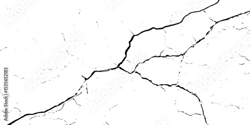 "Cracked High-resolution black and white texture background. Ideal for grunge design, aged surfaces, weathered wall effects, and abstract digital art. Perfect for overlays and distressed aesthetics"