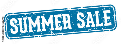 summer sale rectangular sign. summer sale stamp