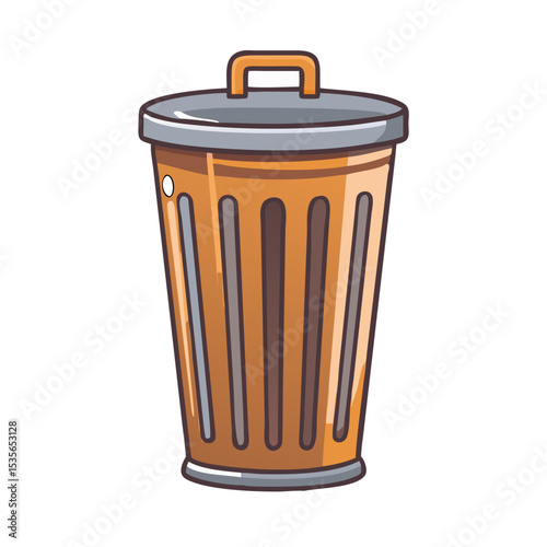 vector trash can icon