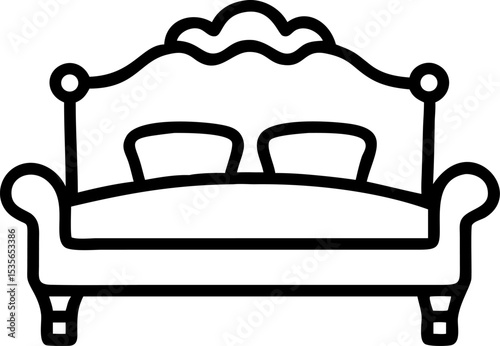 sofa isolated on white