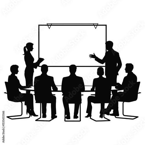 Business Meeting Presentation Team Collaboration & Strategy