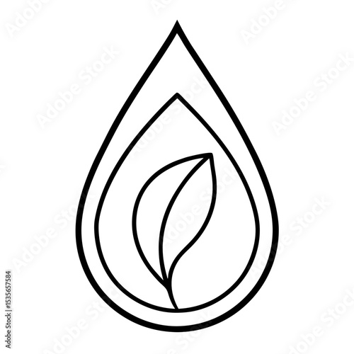 vector oil drop