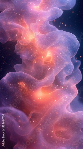 Vibrant Cosmic Waves: A Spectral Dance of Light and Color