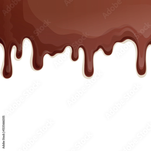 melted chocolate dripping