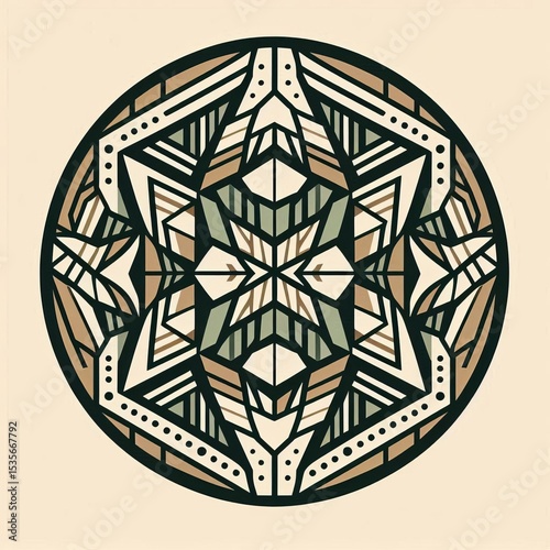 Starburst Circular Design Close Up