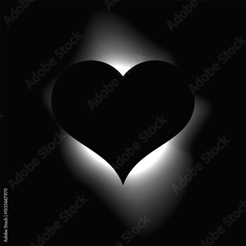 Heart illuminate light frame