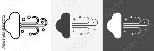 gust icon set vector art
