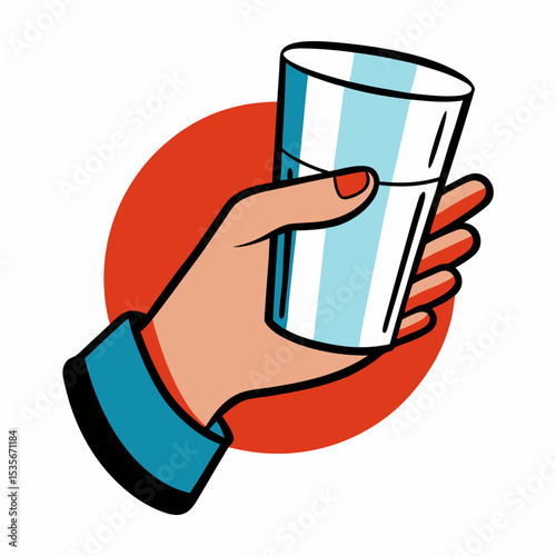 hand holding glass of beer