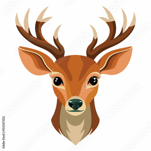 deer head isolated