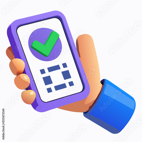 mobile phone in hand