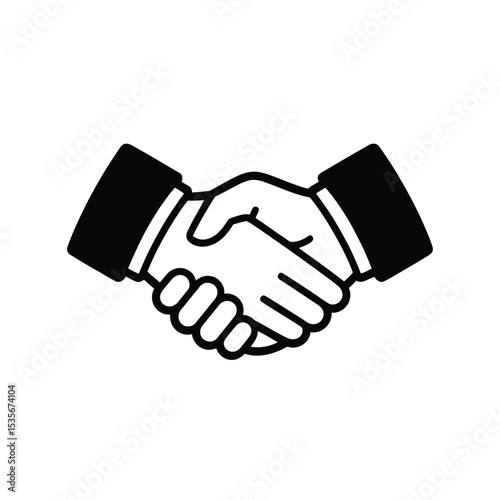 Handshake Icon Partnership, Agreement, Deal, Collaboration
