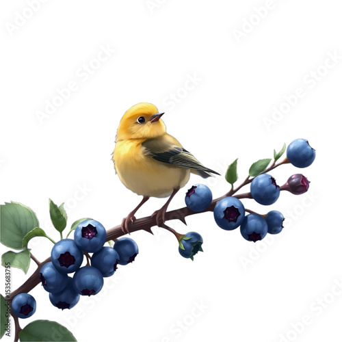 robin on a branch