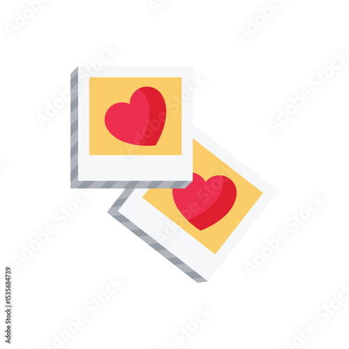 Memory flat icon with white background vector stock illustration