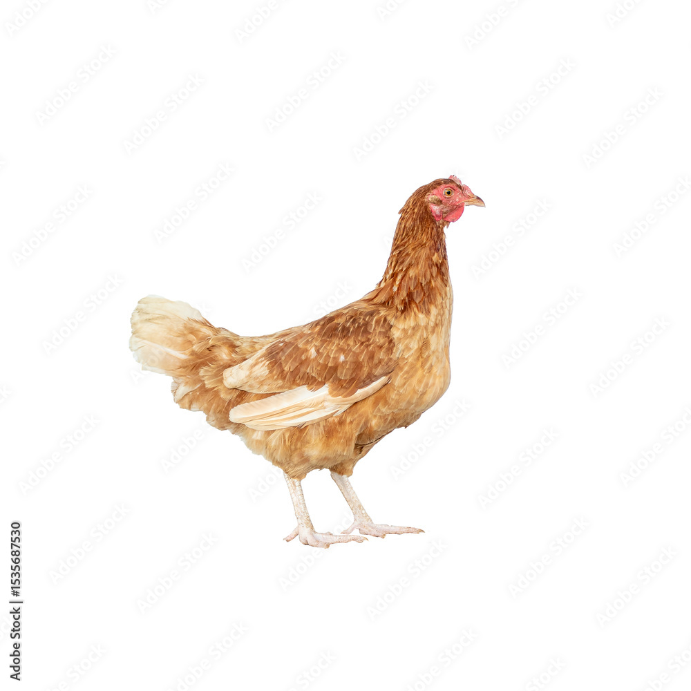 Fototapeta premium India country chicken on a Transparent PNG Background