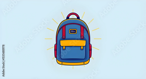 Schoolbag pack, Schoolbag flat lay, Schoolbag for kids, Schoolbag cartoon, Schoolbag realistic, Schoolbag zipper, Schoolbag straps, Schoolbag pockets, Schoolbag handle, Schoolbag with stationery, Scho