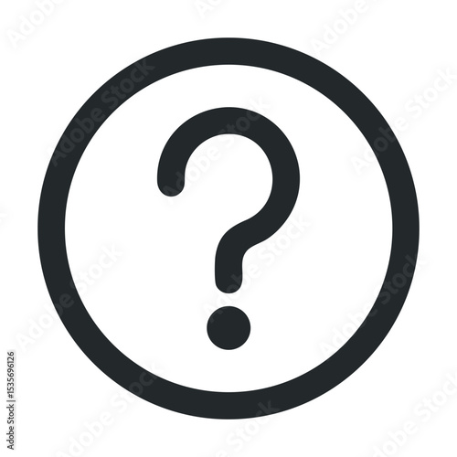 question mark icon isolated on a transparent background	
