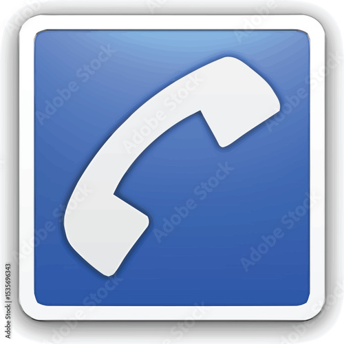 Telephone Symbol: A minimalist graphic presents a telephone handset icon, inviting communication and connection through the simplicity of its design. 