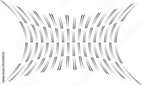 abstract simple irregular gradient double line inflate pattern can be used background.