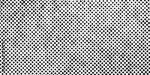 Grunge halftone gradient background. Faded grit noise texture. White and black sand wallpaper. Retro pixelated backdrop. Anime or manga style comic overlay. vector modern. eps10