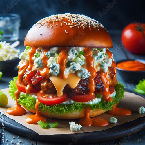 Blue Cheese Buffalo Sauce Crumbled blue cheese buffalo sauce cel