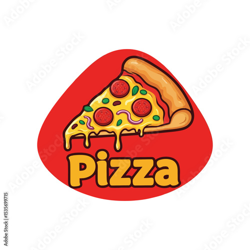 pizza vector illustration