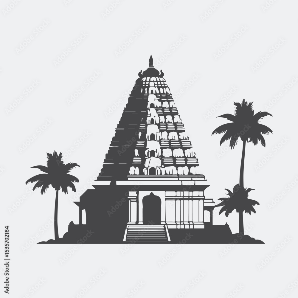 Obraz premium vector illustration of a city