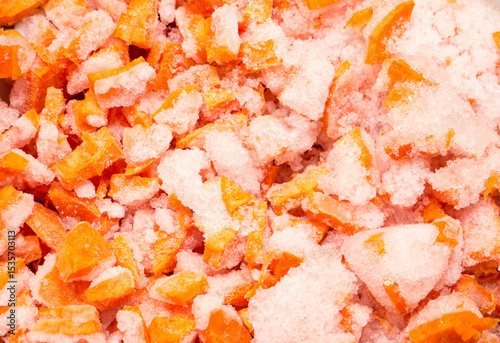 Frozen Carrot background.
