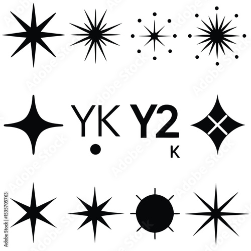 astronomy icon set