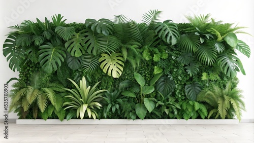 Lush Tropical Vertical Gard...