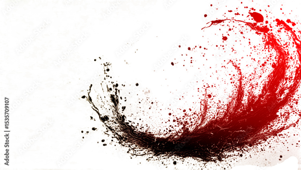 black and red gradient splash background