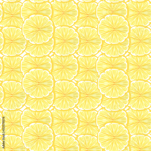 seamless pattern with lemons