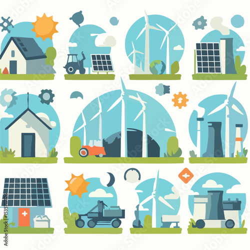 Minimalist Vector Set of Clean Energy Solutions