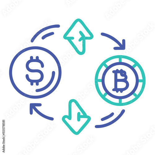 Bitcoin and Dollar Icon: Exploring Cryptocurrency, Digital Payments, and Financial Innovation