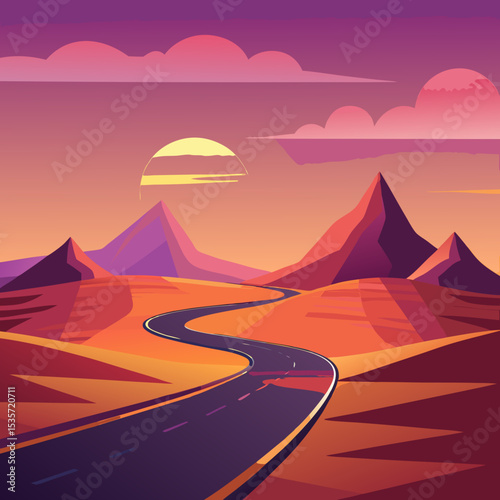 road in mountains
