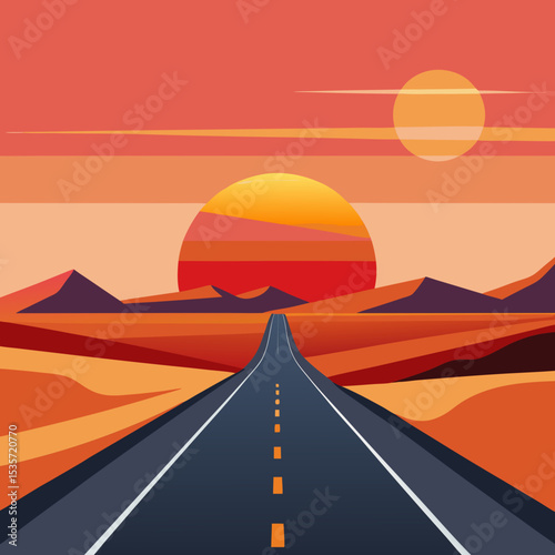 road in the desert