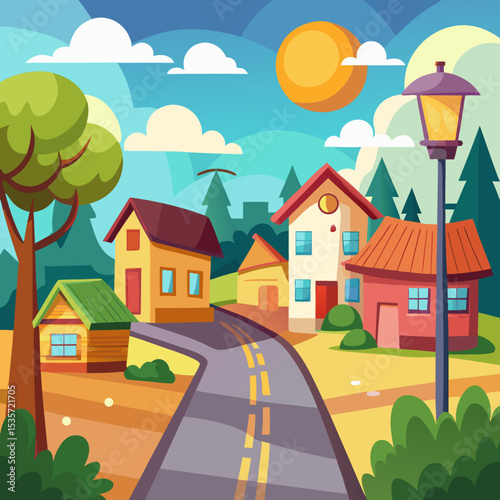 house on the road