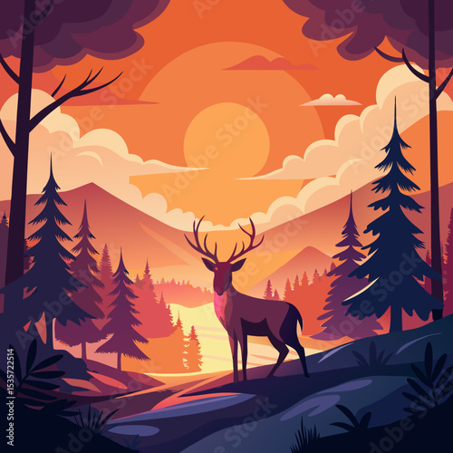 deer in the forest