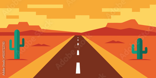 road in the desert