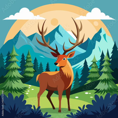 deer in the forest