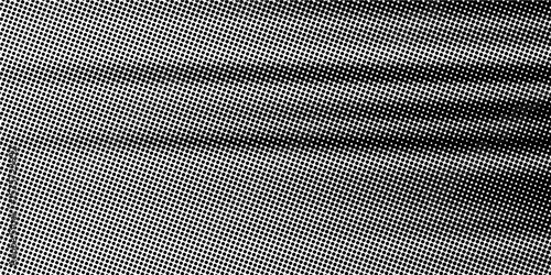 Halftone faded gradient texture. Grunge halftone grit background. White and black sand noise wallpaper. Retro pixilated vector illustration