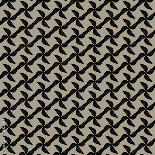 Print  Abstract Seamless repeating  floral  pattern textured geometric black , gray  background vector  modern simple wallpaper, tile , wallpaper, fabric, textile, cards, covers ,banners ,branding .