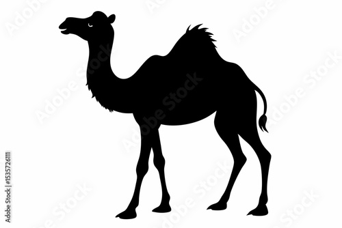 camel sihouette black vector
