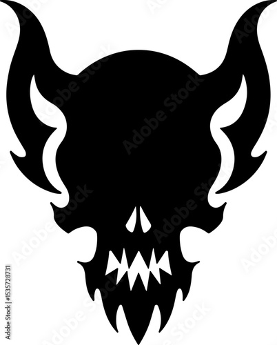 Tribal Skull and Abstract Tattoo Designs
