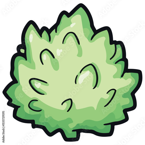 Vector Cannabis Marijuana Dispensary Bud Nug, Cannabis nug