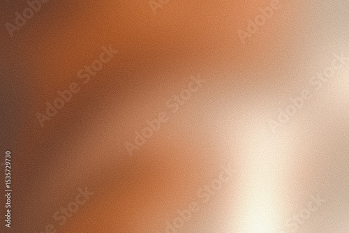 Bright Blurred Orange Grainy Brown Marble Texture with Light Glow Background