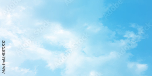 Daylight blue soft clouds, light sunny effect on the blooming white background, sunlight spots on the natural, beautiful spring season clear fresh mind change banner use wallpaper 