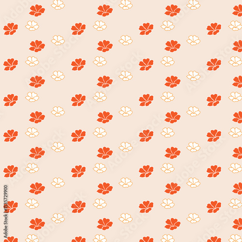 Abstract floral seamless pattern background 